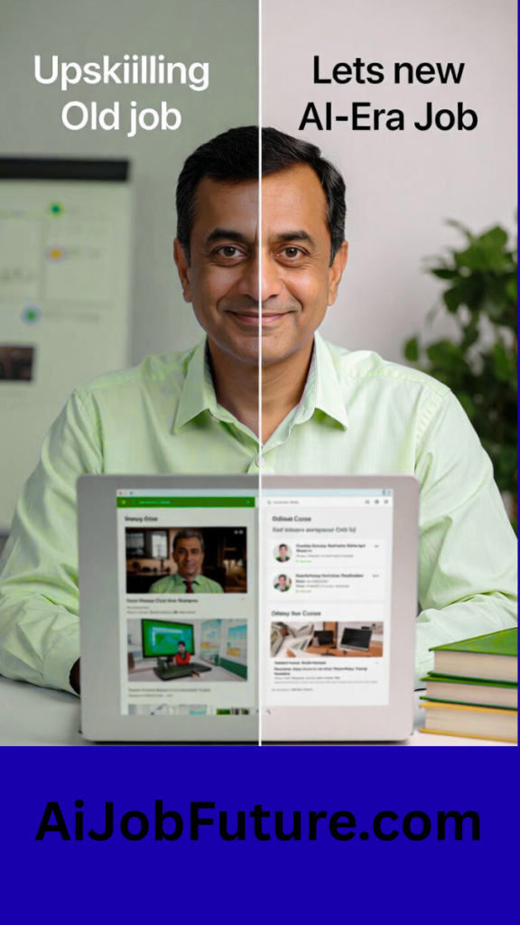 Career transformation and upskilling to survive AI automation in India