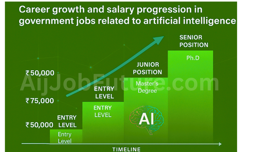 Career growth and salary progression in government jobs related to artificial intelligence