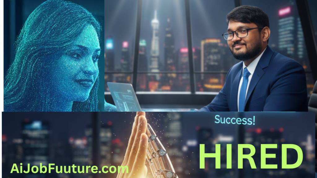 A high-five between a human hand and a robotic hand