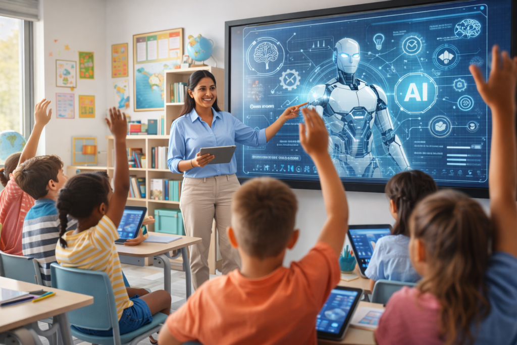 शिक्षा क्षेत्र में भविष्य - आधुनिक तकनीक के साथ भारतीय शिक्षक और छात्र