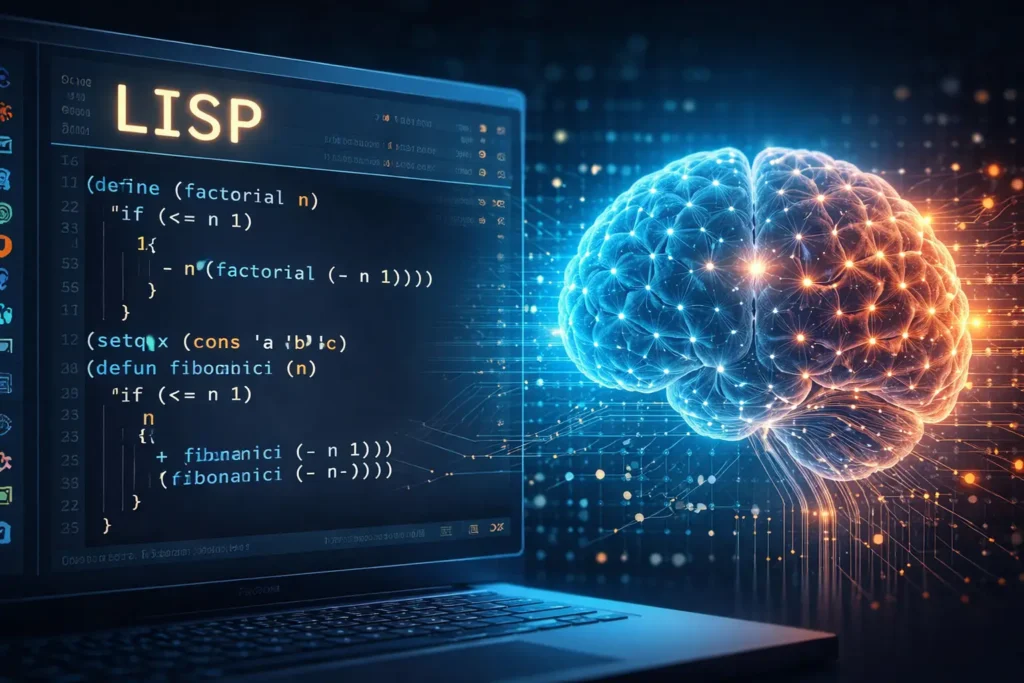 LISP नाम की एक प्रोग्रामिंग लैंग्वेज बनाई।