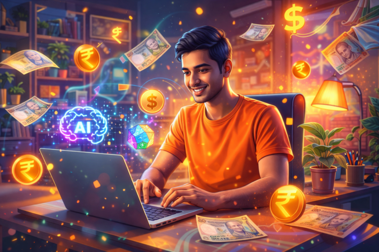 AI से रोज़ ₹1000 कैसे कमाएँ?
