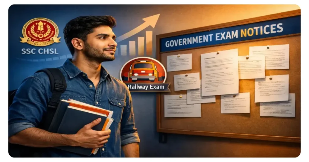 SSC CHSL तैयारी, रेलवे नौकरी 12वीं के बाद