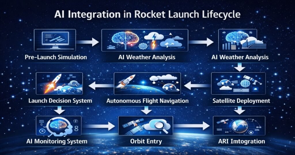 AI-mediated launch lifecycle architecture